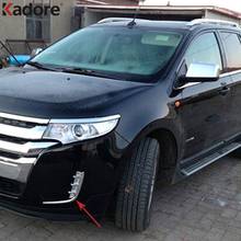 Хромированный передний противотуманный светильник для Ford Edge 2011, 2012, 2013, Накладка для лампы, декоративная накладка, Стайлинг автомобиля 2024 - купить недорого