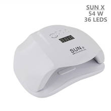 54 Вт УФ светодиодная лампа для сушки ногтей машина с 36 светодиодами УФ-лампа для всех гелей для сушки ногтей для лака для ногтей быстрая сушилка для гель-лака. 2024 - купить недорого