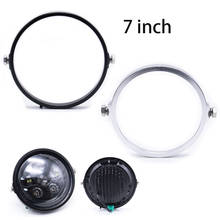 7 '' Motorcycle headlight Ring Front Head Lamp Light Trim For Harley Honda Suzuki Yamaha Kawasaki 2024 - buy cheap