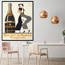 Roeder gelbstern orangensekt comida & bebida poster do vintage adesivo ou impressão em tela presente idéia decoração da parede para sala de jantar sala estar 2024 - compre barato