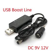 Conversor de impulso usb dc 5v a 9v 12v conversor de passo usb + conector de 3.5x1.35mm para fonte de alimentação/carregador/conversor de energia 2024 - compre barato