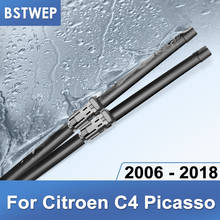 BSTWEP-escobillas de limpiaparabrisas para Citroën C4 Picasso, de 32 y 30 pulgadas, con pasador lateral, brazos de bayoneta, brazos de botón pulsador, modelo año de 2006 a 2018 2024 - compra barato