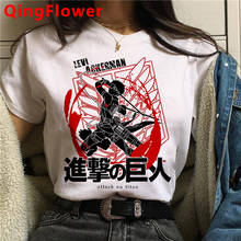 Camiseta de Shingeki No Kyojin Attack on Titan para mujer, camiseta bonita de ataque de Titan, camiseta Kawaii de Anime de los 90, camiseta gráfica para mujer 2024 - compra barato