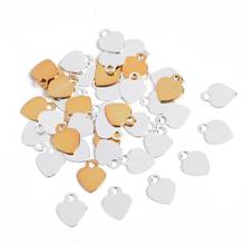 10Pcs/Lot 6*7mm Gold Heart Charms Pendant Loose Spacer Bead For DIY Bracelet Necklace Jewelry Making Supplies Accessories 2024 - buy cheap