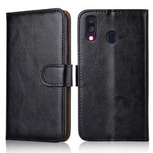 For Samsung A40 Cover Wallet Flip Case Leather Fitted Case For Para On Samsung Galaxy A40 A405 A405F SM-A405FN SM-A405F Coque 2024 - buy cheap