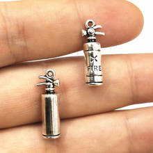 10pcs Fire extinguisher charm 22.5x8x6mm  Tibetan Silver Plated Pendants Antique Jewelry Making DIY Handmade Craft 2024 - buy cheap