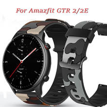 Correa de camuflaje para reloj Huami Amazfit GTR 2 2E, pulsera deportiva de 22mm, 47mm 2024 - compra barato