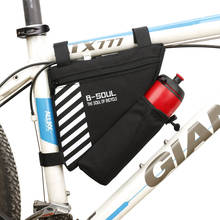 B-SOUL-bolsa triangular para bicicleta, resistente al agua, para marco frontal, para tubo superior de ciclismo, bolsillo para botella de agua 2024 - compra barato