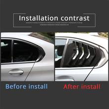 For BMW 3 Series G20 G28 2019 2020, ABS Car Exterior Rear Window Triangle Shutters Window-Shades Window-Blinds Cover Trim 2024 - buy cheap