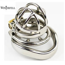 Winterfell из нержавеющей стали скрытый замок спиральное кольцо петух клетка для мужчин Тал пенис замок мужской целомудрия устройство секс-игрушки для мужчин 2024 - купить недорого