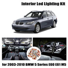 Kit de lámpara de lectura Interior para BMW, luz LED Canbus para E60, E61, M5, 520i, 523i, 530i, xDrive, 520d, 525d, Saloon, Touring (2003-2010), 18 Uds. 2024 - compra barato