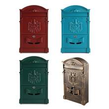 LOCKABLE SECURE POSTBOX LETTERBOX WALL MOUNTED STAINLESS MAIL POST LETTER BOX Model:Bronze 2024 - buy cheap