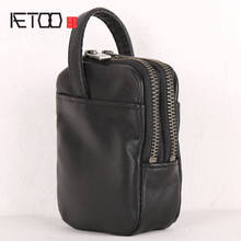 AETOO Genuine leather coin purse, first layer leather handbag 2024 - buy cheap