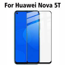Закаленное стекло с полным покрытием для huawei NOVA 5T Защитная пленка для экрана для huawei NOVA 5T Nova5T стекло 2024 - купить недорого
