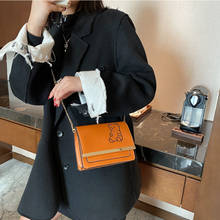 Mini bolso de cuero de lujo para mujer, bandolera pequeña de cuero con cadena cruzada para teléfono, estilo kawaii, 2021 2024 - compra barato