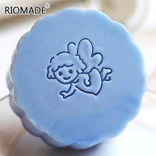 Flower Fairy Clear Handmade Soap Stamp Little Angel Transparent Natural Soap Stamps With Handle Acrylic Soap Print Custom 2024 - buy cheap