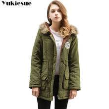 2018 New Parkas Female Women Winter Coat Thickening Cotton Winter Jacket Womens Outwear Parkas for Women Winter 2024 - buy cheap