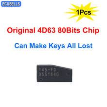 Chip de llave de coche Original de alta calidad 4D63 80bit Chip para Ford y para Mazda 4D 63 80 Bit Chip puede hacer llaves todo perdido 2024 - compra barato