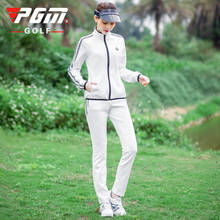 Pgm calças de golf femininas, traje esportivo feminino, casaco à prova de vento, calças slim elásticas, roupa de golf d9122 2024 - compre barato