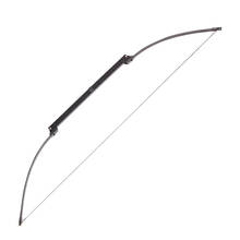 Brinquedo arco de arquearia dobrável, 30-50 lbs brinquedo de ponta reta recurva longbow portátil para caça, jogos de tiro ao ar livre 2024 - compre barato