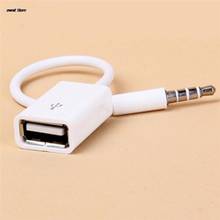 Cable convertidor MP3 a USB 3,5 hembra para coche, conector macho de Audio AUX de 2,0mm, 14,5 cm 2024 - compra barato