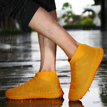 Men Women Shoes Cover Waterproof Rain Boots Silicone Material Outdoor Reusable Camping Non-slip Overshoes Unisex Rain Protectors 2024 - buy cheap