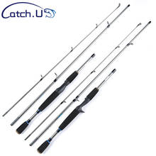 Catch.U 1/8-3/4oz Carbon Fiber Fishing Rod 2.1M Lure Spinning Rod Lake Black Casting Fishing Pole 2024 - buy cheap