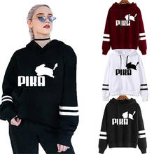 Autumn Women's Fashion Hoodies Girl Hooded Pullover Casual Hooded Sweatshirts Long-Sleeved Casual Printed Femme Cute Tops 2024 - buy cheap