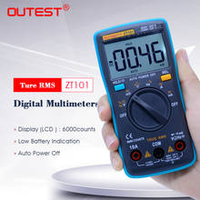 OUTEST ZT101 Professional Digital Multimeter 6000 Counts Backlight AC/DC Ammeter Voltmeter Resistance Current Ohm Portable Meter 2024 - buy cheap