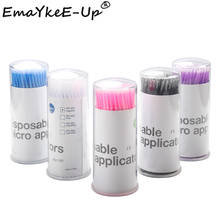 100Pcs Disposable Microbrushes Eyelash Extension Individual Lash Removing Swab Micro Brushes For Eyelash Extension Makeup Tools 2024 - buy cheap
