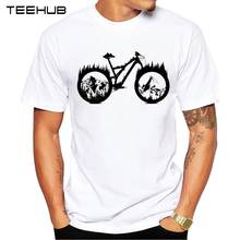 New Arrivals 2019 TEEHUB Cool Men's Fashion Enduro bike Design T-Shirt Short Sleeve O-neck Tops Hipster Tee 2024 - buy cheap