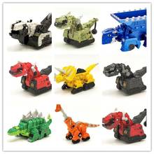 Dinostrux-Camión de dinosaurio de aleación, vehículo de juguete de dinosaurio extraíble, Mini modelos, nuevos, regalos para niños, juguetes 2024 - compra barato