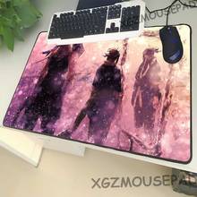 Xgz popular anime tamanho grande mouse pad lock lado computador portátil mesa tapete companheiro amizade borracha antiderrapante promoção 2024 - compre barato