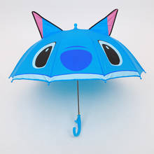 Creative Cartoon Umbrella For Children Long Handle Automatic 8 Bone Windbreak Umbrella Cute Ears Whistler Kid's Umbrellas 2024 - buy cheap