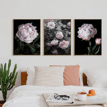 Travel Scandinavi Romantic Pink Rose Flower Poster Canvas Painting Natural Art Print Fashion Wall Picture For Living Room Decor 2024 - buy cheap