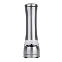Manual Pepper Mill Salt Shakers Thumb Push One-handed Pepper Grinder Stainless Steel Spice Sauce Grinders Stick Kitchen Tools 2024 - buy cheap