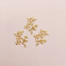 Brincos com pingente de folha de ouro criativa 10 argolas ornamentos joias brincos para cabelo gargantilha acessórios de joias artesanais 2024 - compre barato