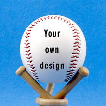 Bolas de béisbol hechas a mano universales personalizadas, pelota de béisbol de PU dura y suave, pelota de Softball para entrenamiento y ejercicio, 1 ud. 2024 - compra barato