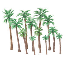 12pcs Layout Model Train Palm Trees Scale HO O N 6-11cm Model Scenery 2024 - buy cheap