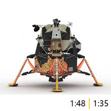 3D Paper Model Apollo Moon Landing Warehouse DIY Handmade Spaceship Model Educational Toys 2024 - buy cheap