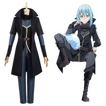 That Time I Got Reincarnated as a Slime Rimuru Tempest Cosplay Costume Uniform Coat Pants Outfits Halloween Carnival Suit 2024 - buy cheap