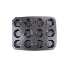 Bakeware Pan Muffins Soap Tray Mold 12 Mini Muffin Cups Non Stick Cookies Egg Tart Cupcake Baking tray Cake Decorating Tools 2024 - buy cheap