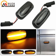 2 pces âmbar dinâmico que flui a luz lateral do marcador do diodo emissor de luz para o defensor freelander 1 1999-2004 da descoberta de land rover 2 2002-2005 2024 - compre barato