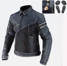 JK-006 summer leisure denim mesh coat racing motorcycle riding jacket suit men heavy motorcycle Rider with Protection 2024 - buy cheap