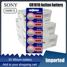 SONY-pilas de litio CR1616 DL1616 ECR1616 LM1616 500 3V, 1616 unids/lote, pila de botón para reloj de placa base 2024 - compra barato