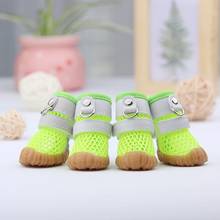 Summer Shoes For Dogs Socks Breathable Mesh Cats Anti-Slip Chihuahua York Pet Boots Sandals Shoe Soft-soled Candy Colors 2024 - buy cheap