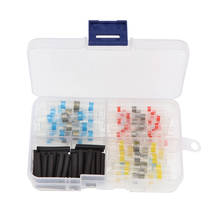 110PCS Heat Shrink Insulated Solder Butt Terminals Electric Wire Connectors Waterproof Terminals + Heat Shrink Tube Set 2024 - buy cheap