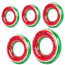 Outdoor Summer Watermelon Swimming Ring Inflatable Pool Float Circle Inflatable Pool Float Beach Party Pool Circle for Adult Kid 2024 - buy cheap