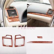 Wooden Color Interior Dashboard Trim Air Vent Cover Car Decoration Accessories For Toyota Camry 2006- 2011 2024 - buy cheap
