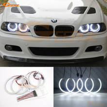 4x131mm For BMW E46 E36 E38 E39 Excellent quality Ultra bright smd led angel eyes DRL daytime running lights 2024 - buy cheap
